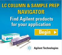 Agilent- LC column navigator banner